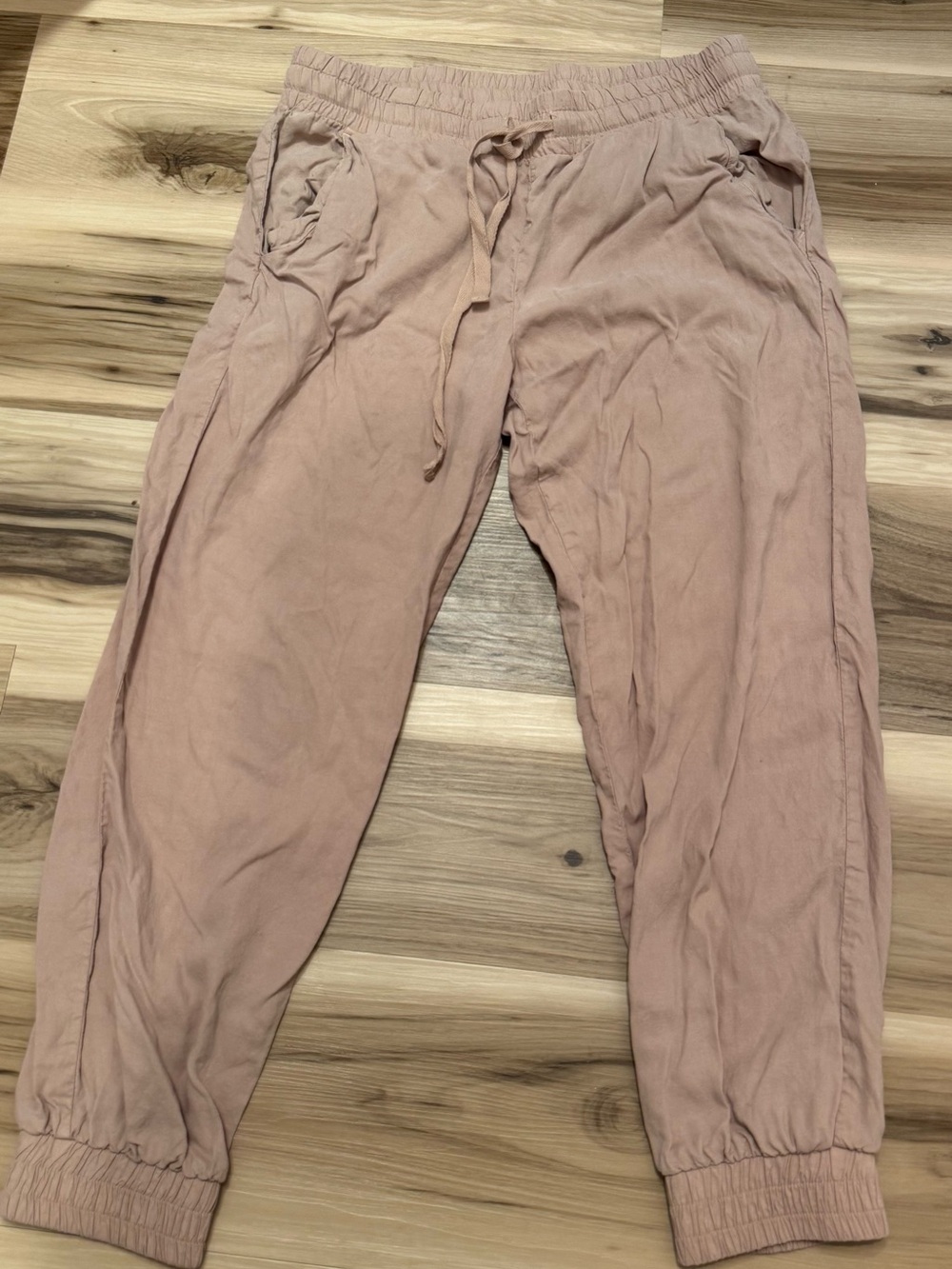 Women’s Anthropology cloth & stone Women's Drawstring Joggers Dusty Pink size S